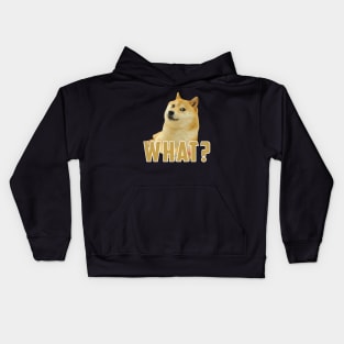 what dog Meme: Funny newest sarcastic dog meme for dogs lover Kids Hoodie